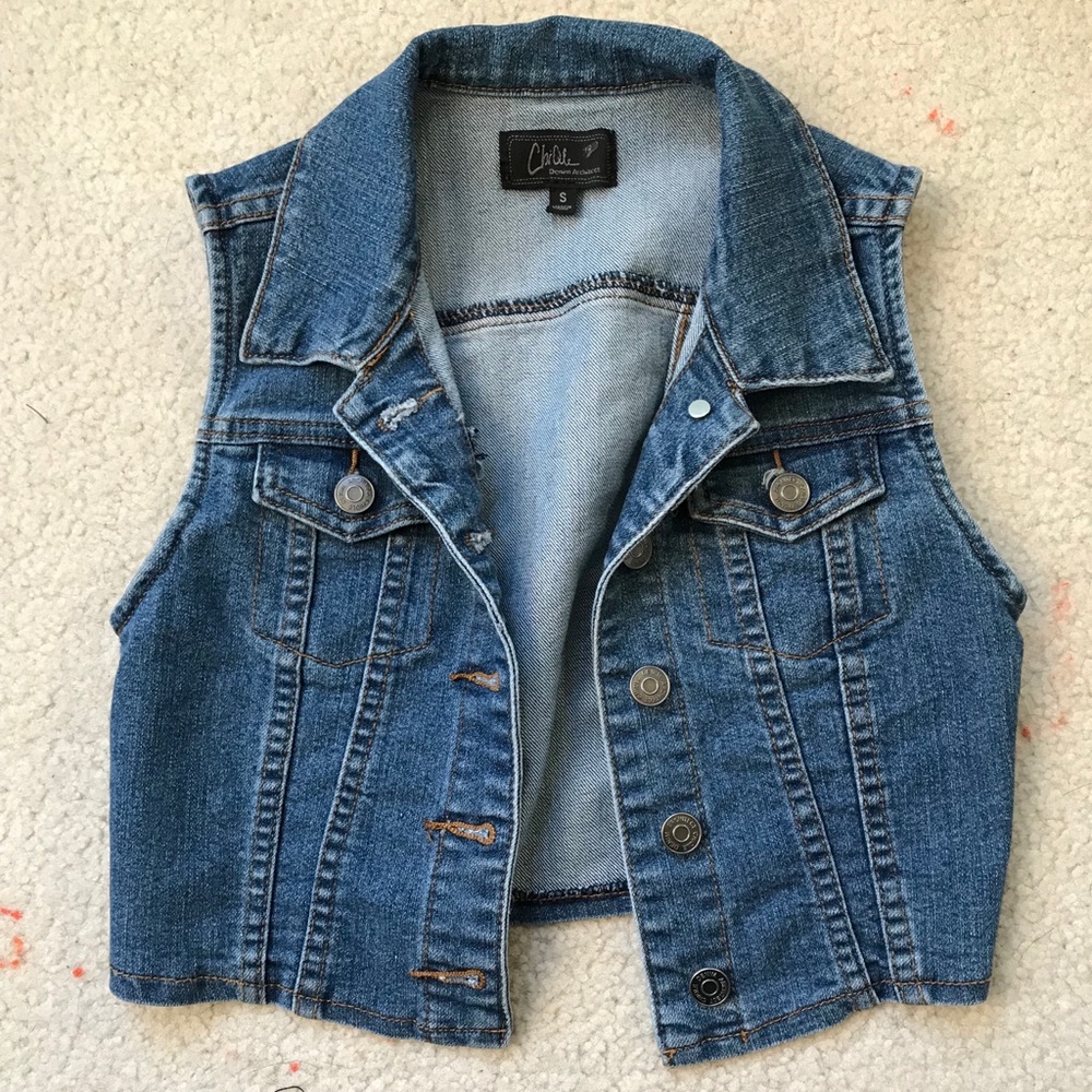 Jean Jacket Sleeveless